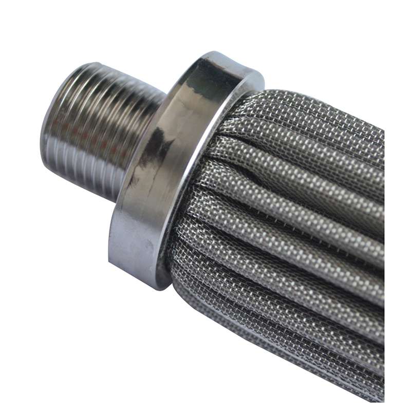 Stainless Steel Pleated Wire Mesh Filter Media