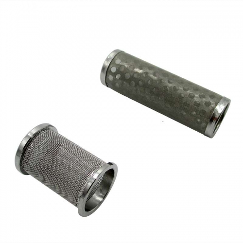 Stainless Steel Wire Mesh Screen Pipe, Perforated Metal Filter Cylinder