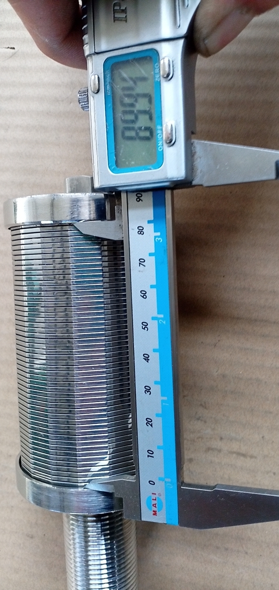 stainless steel wire mesh filter nozzle