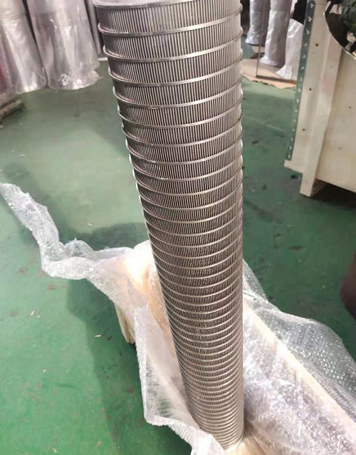 wedge wire screen filter tube for industry filtration