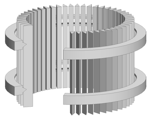 Johnson screen axial solts