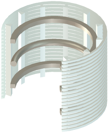 wedge wire screen Ring reinforcement