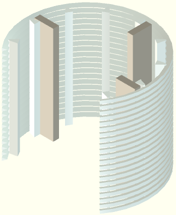 filter pipe Longitudinal stiffener