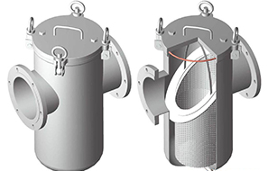 How does the basket filter work?