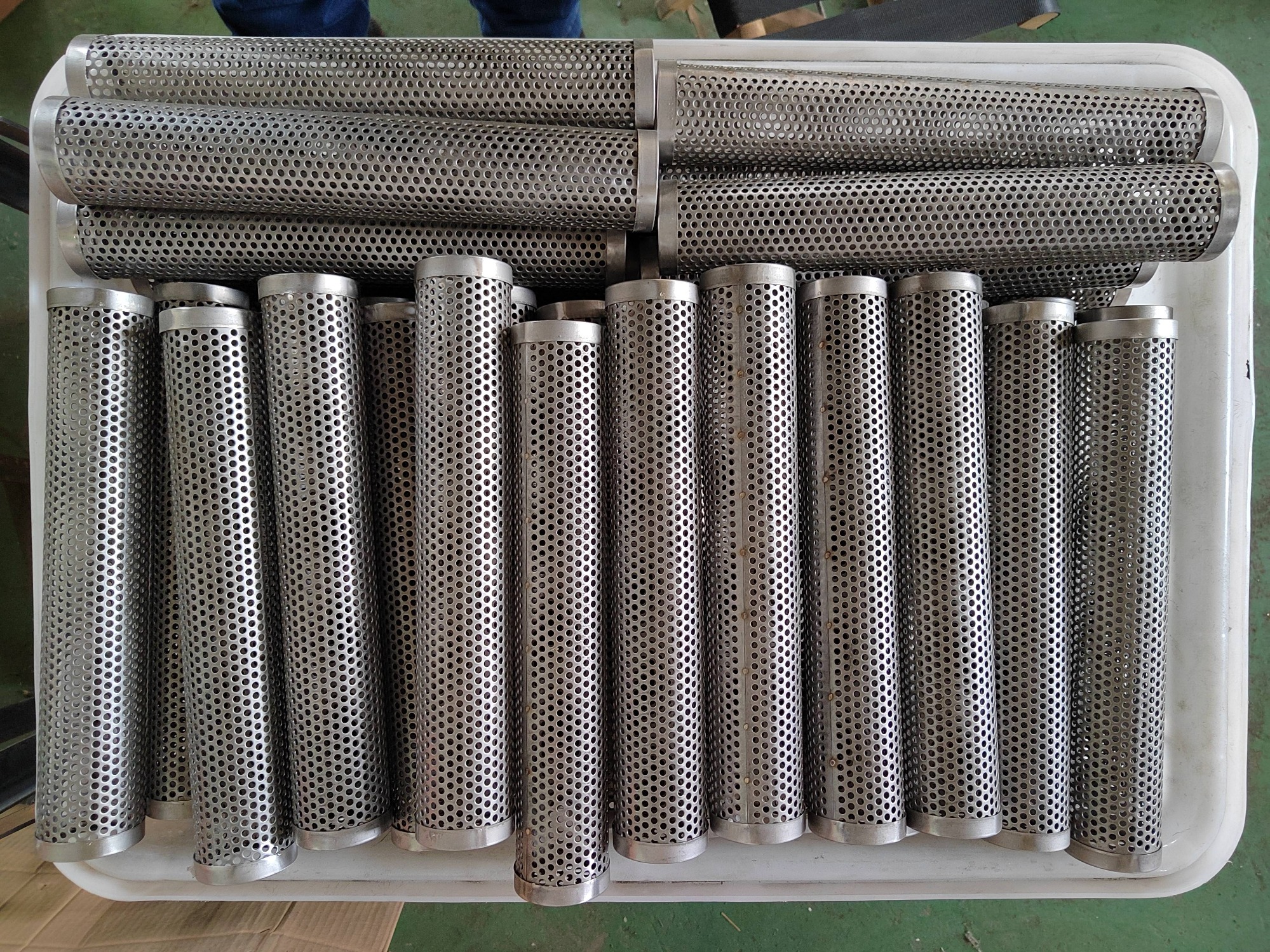 perforated sheet metal filter