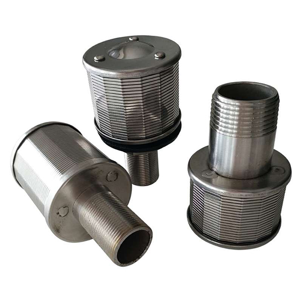 Our stainless steel wedge wire filter nozzle is manufactured from stainless steel material or custom material. The stainless steel filter nozzle features non-clogging, high filtering efficiency, and is economical. 