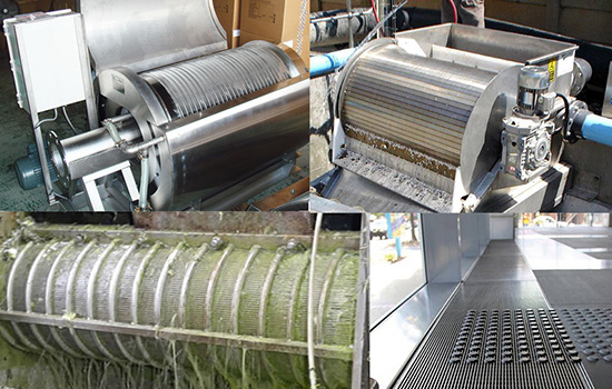  wedge wire Drum Screen for water treatment plant