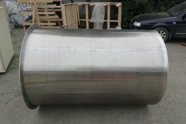 wedge wire drum screen, rotary drum screen, drum screen filter for wastewater treatment
