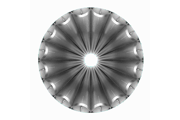 Johnson scallop screen, radial flow reactor, wedge wire scallop screen for sale Johnson scallop screen, radial flow reactor, wedge wire scallop screen for sale