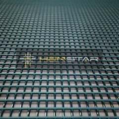 Tensioned polyurethane screen mesh