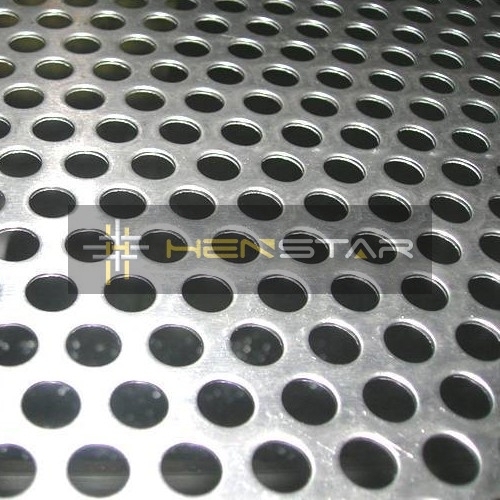 Perforated metal screen mesh