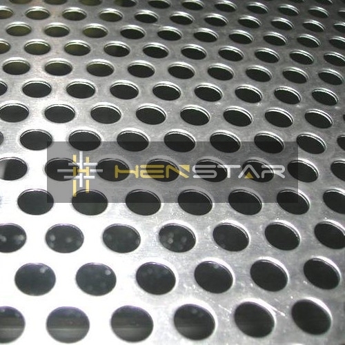 Perforated metal screen mesh