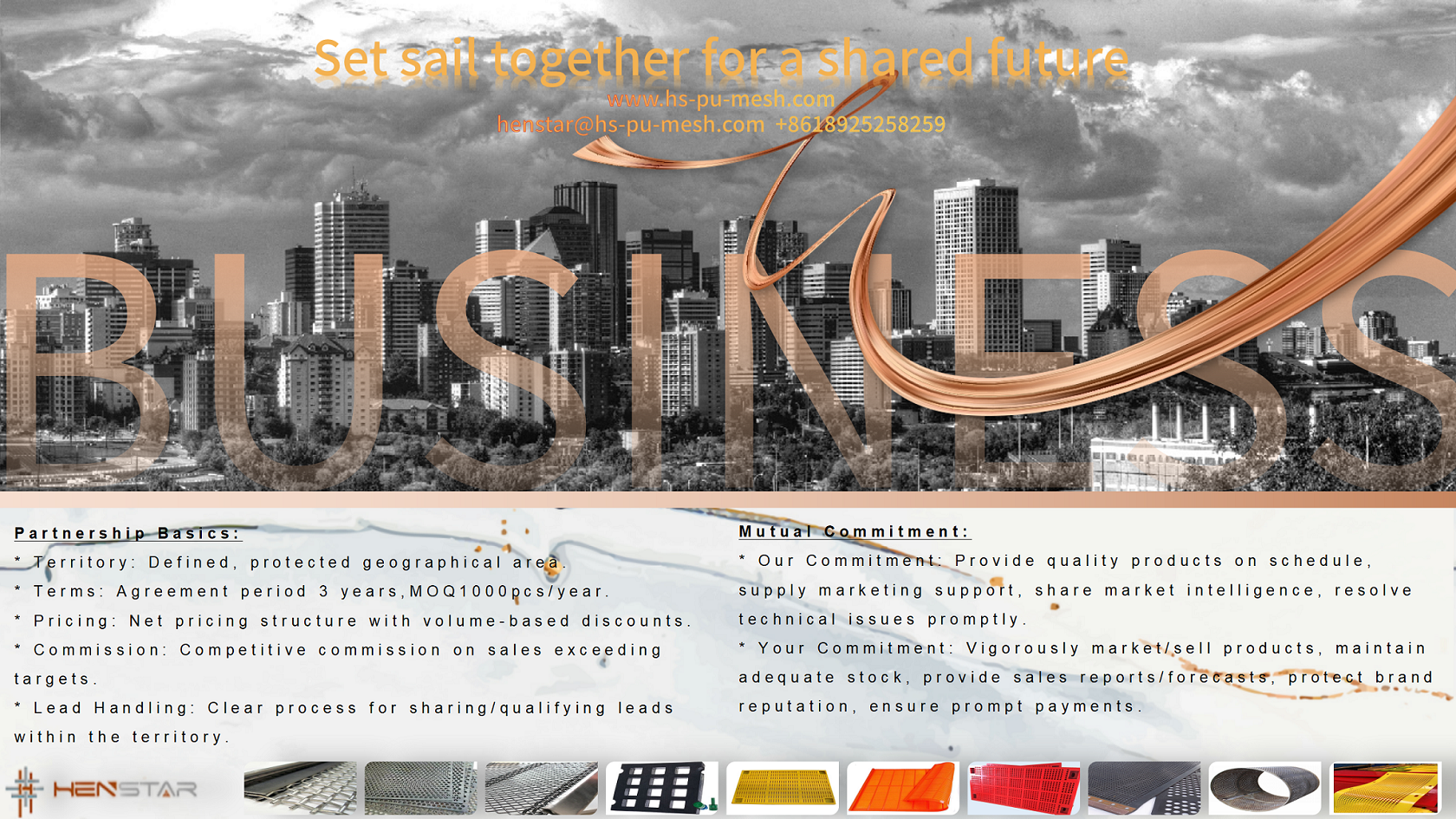 SEEKING DYNAMIC DISTRIBUTION PARTNERS WORLDWIDE