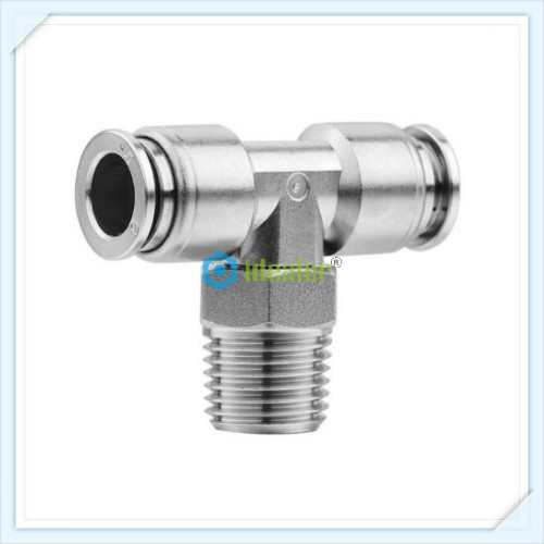 SS316L Male Tee Connector -SSPT
