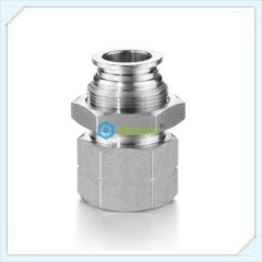 SS316L Bulkhead Female Straight Connector -SSPMF