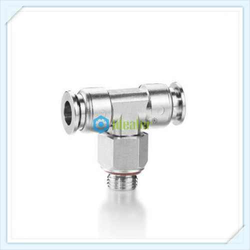 SS316L Male Tee Connector -SSPT