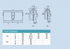 OVAL CYLINDER (KEY-KEY)