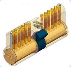 EURO PROFILE KABA KEY CYLINDER (KEY-KEY)