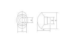 EURO PROFILE CYLINDER WITH CK7 KNOB