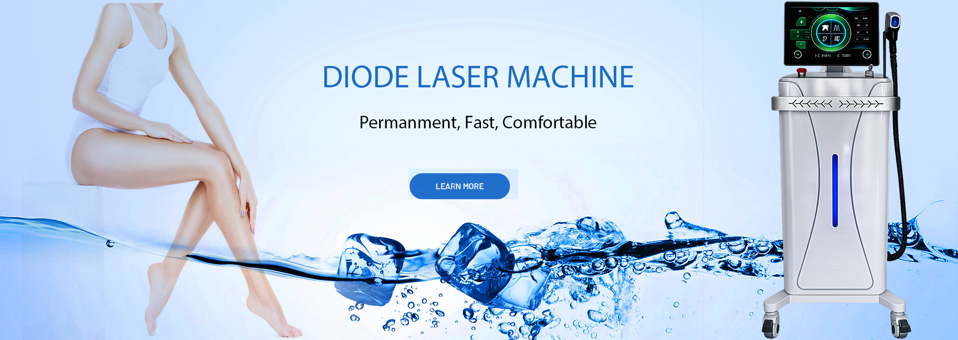 Diode laser hair removal machine