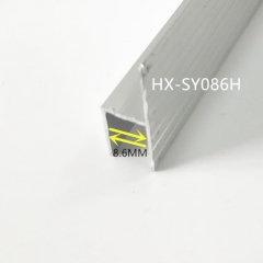 Aluminium h-Section for 8.6 mm Rack Doors