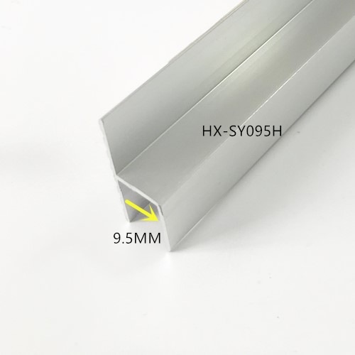 Aluminium h-Section for 9.5 mm Rack Doors