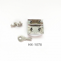 Metal Lock For briefcase/Catch with lock and key - Silver Custom or Repair Flight Case spare parts