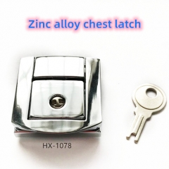 Metal Lock For briefcase/Catch with lock and key - Silver Custom or Repair Flight Case spare parts