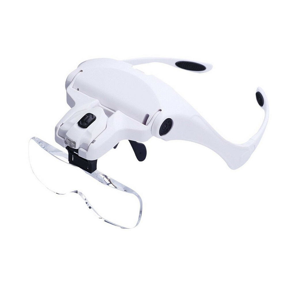 Double Eyed LED Head Mounted Led Timepiece Repair Magnifier With Light For  Maintenance From S2ly, $8.04