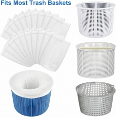 Bysameyee 30-Pack of Pool Skimmer Socks, Filter Pool & Spa Savers for Baskets Net and Skimmers to Protect Your Inground or Above Ground Pool, Skimmers Clean Debris and Leaves