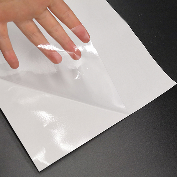 White static cling window film