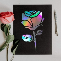 Printable holographic film