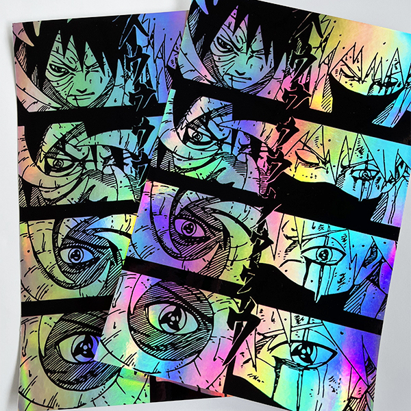 How to Make Your Own Anime Holographic Stickers