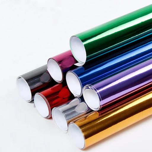 What is printable metallic vinyl used for?