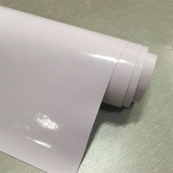 What is Printable Glossy Polymer White Vinyl Adhesive?