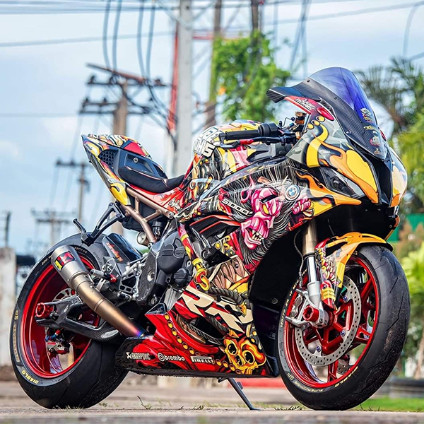 Vinyl Wrap Motorcycle