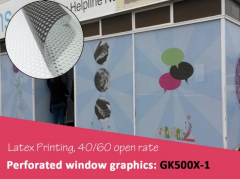 Perforated Window Vinyl