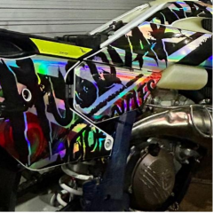 Vinyl wrap moto