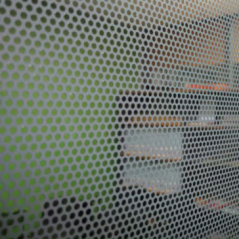 Two way vision window film