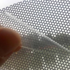 Perforated vinyl window film Protection