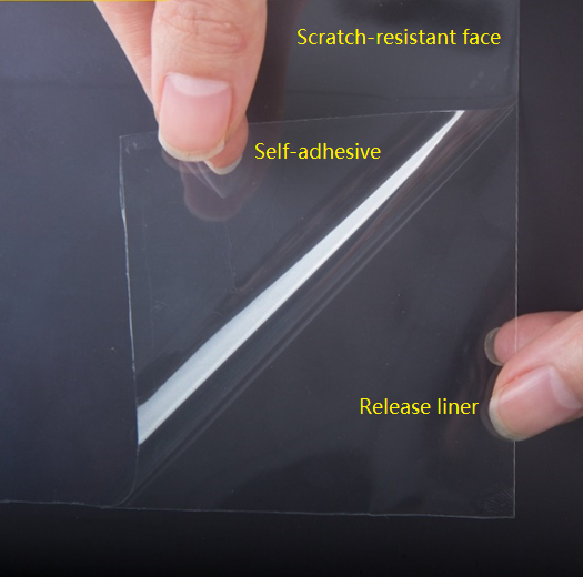 Scratch protection film