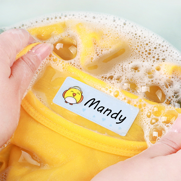 Clothing sticker labels