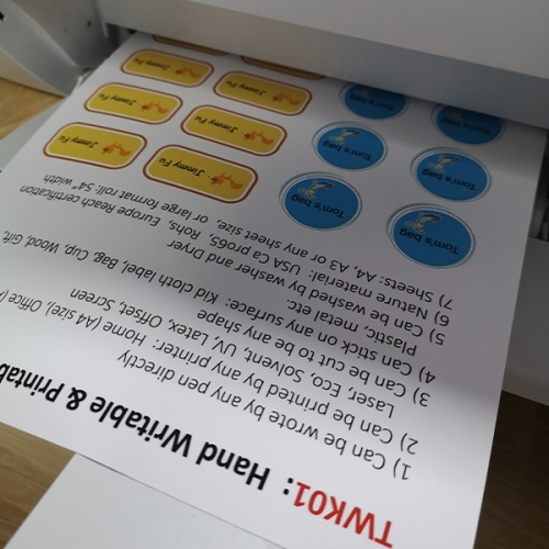 Washable clothing labels