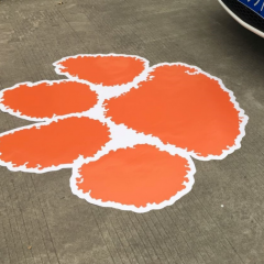 Vinyl floor decals