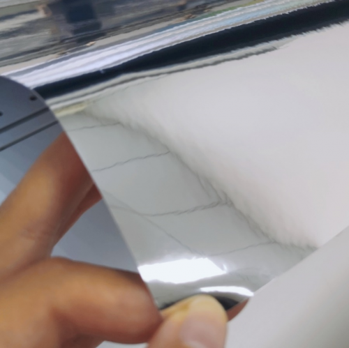Chrome adhesive vinyl
