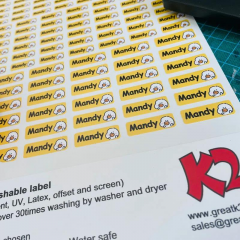 Printing name labels
