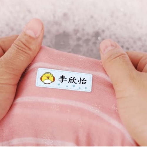 Washable name labels