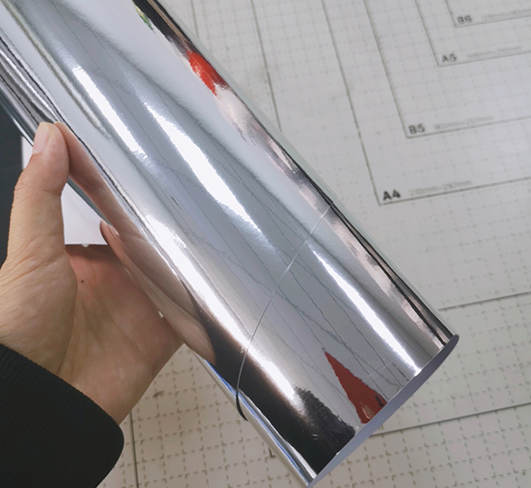 Metallic Silver Vinyl Roll