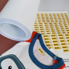 Permanent adhesive labels