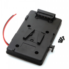 Battery Back Pack Plate Adapter for Sony V-shoe V-Mount V-Lock Battery External, including 4screws